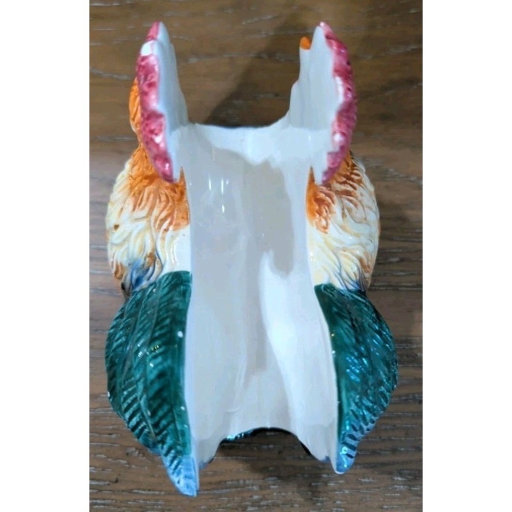 1996 Cracker Barrel Rooster Napkin Holder Vintage Rare Country Kitchen Decor - Picture 5 of 6